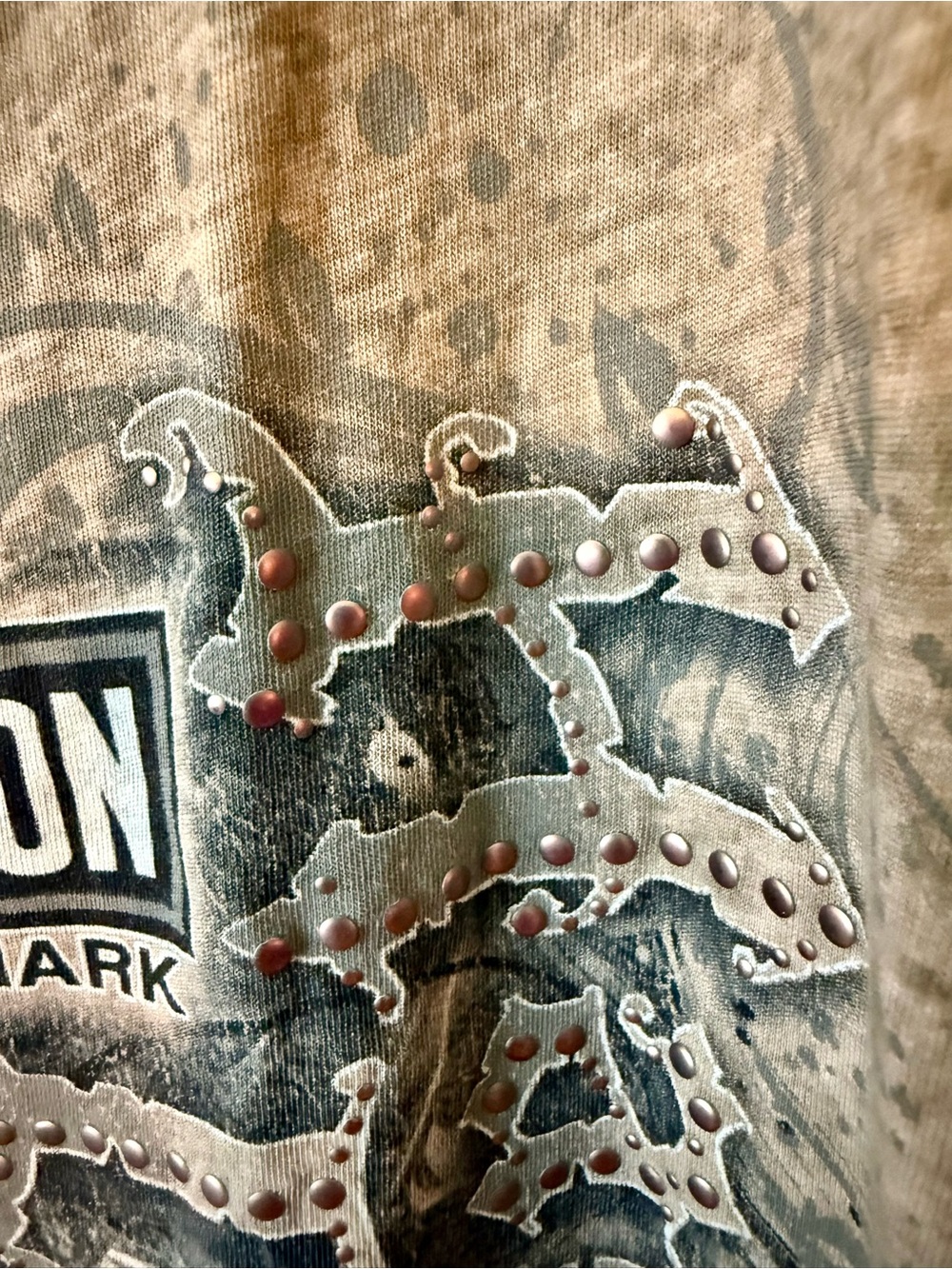 Harley-Davidson Olive Green and Black Logo Tank Top - Picture 5 of 10